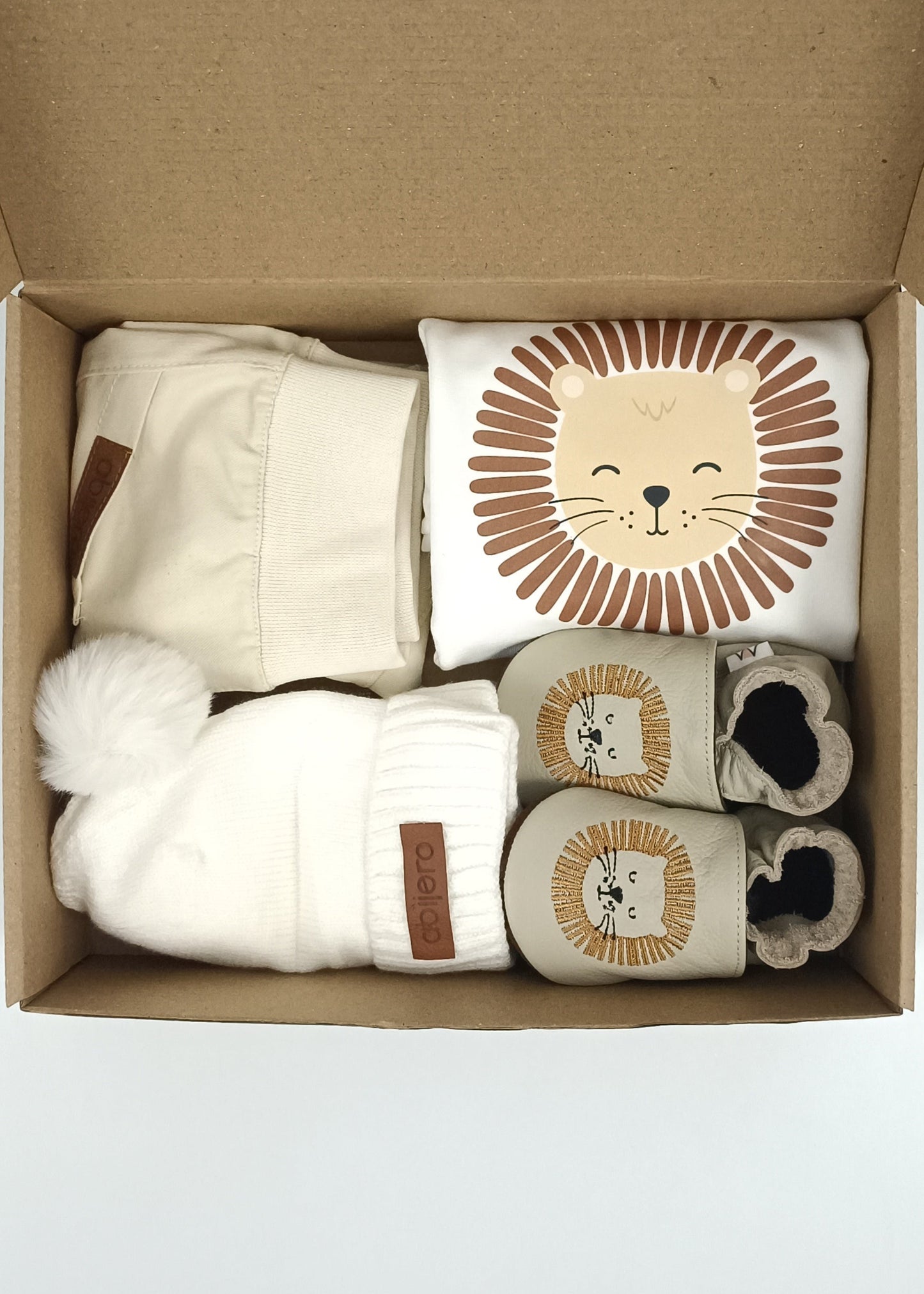 Regalo listo! Conjunto León, con cargo niño