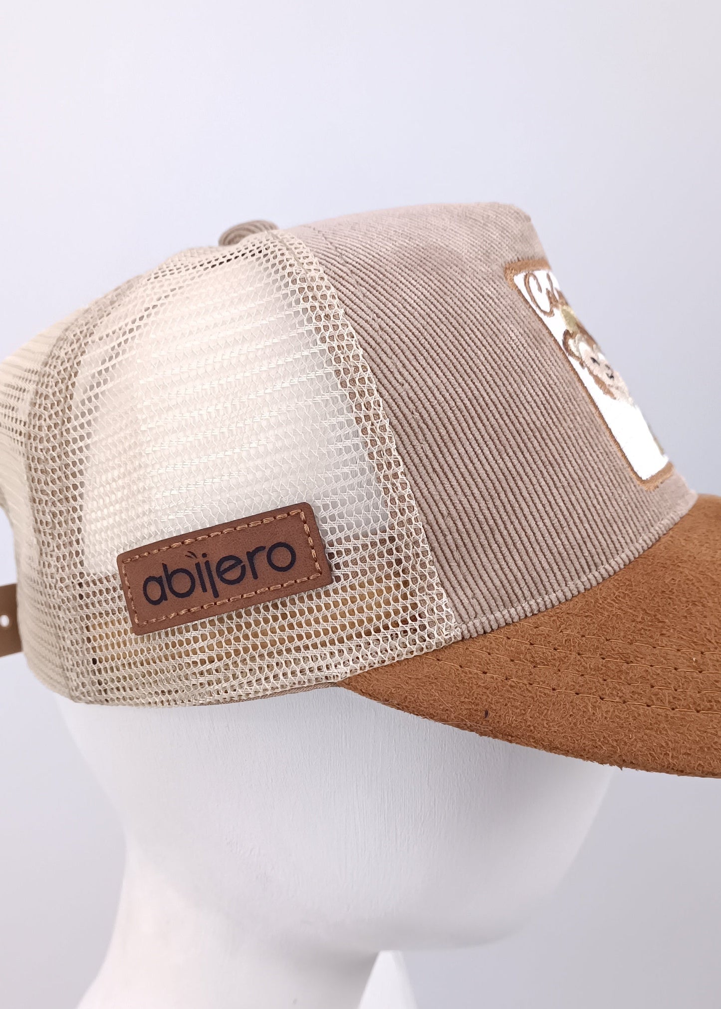 Gorra Trucker Infantil de Pana y Gamuza – Colección Colombia & Fauna Nativa