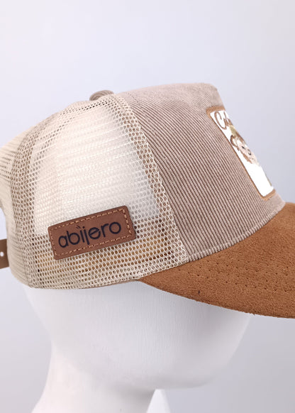 Gorra Trucker Infantil de Pana y Gamuza – Colección Colombia & Fauna Nativa