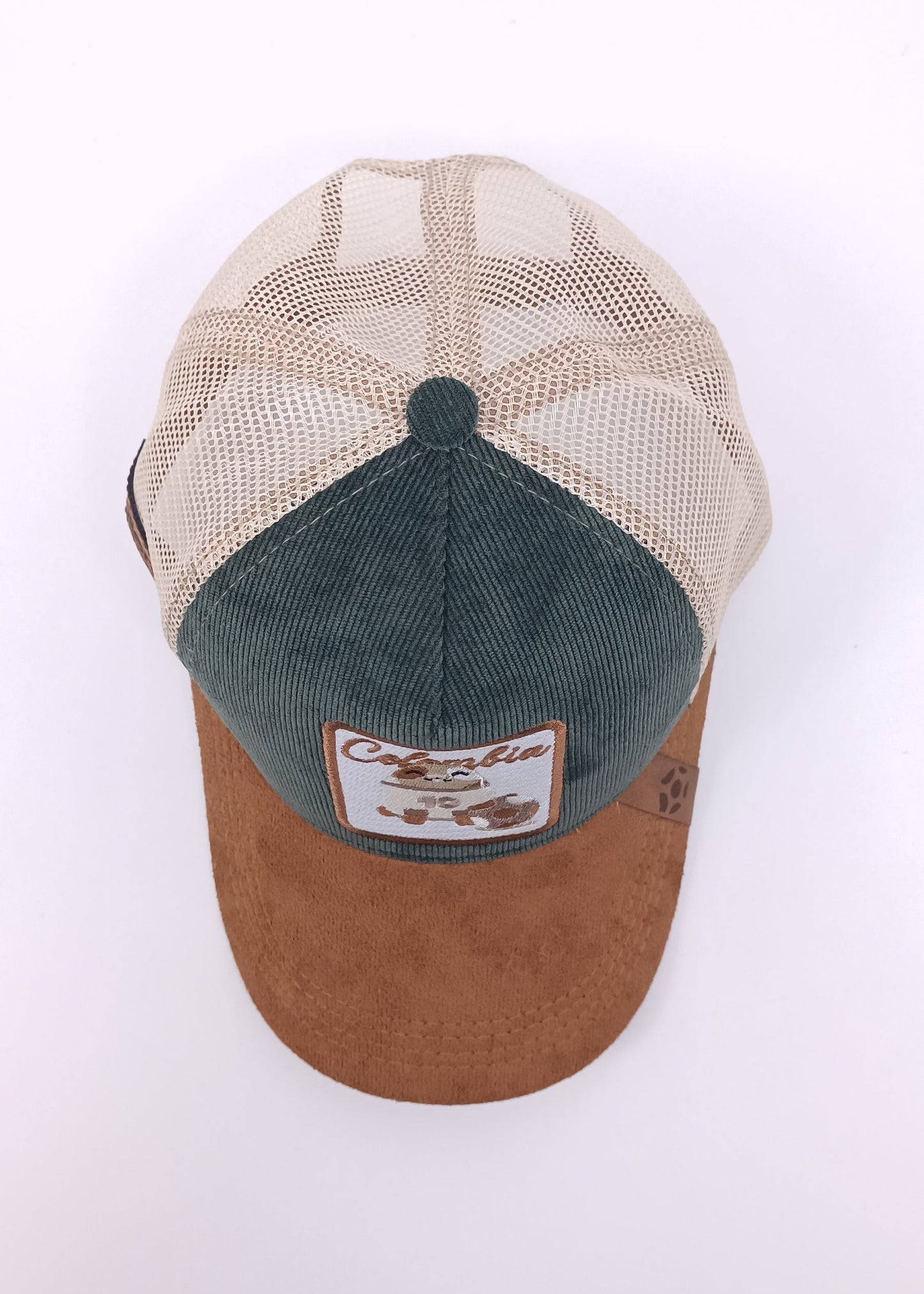 Gorra Trucker Infantil de Pana y Gamuza – Colección Colombia & Fauna Nativa