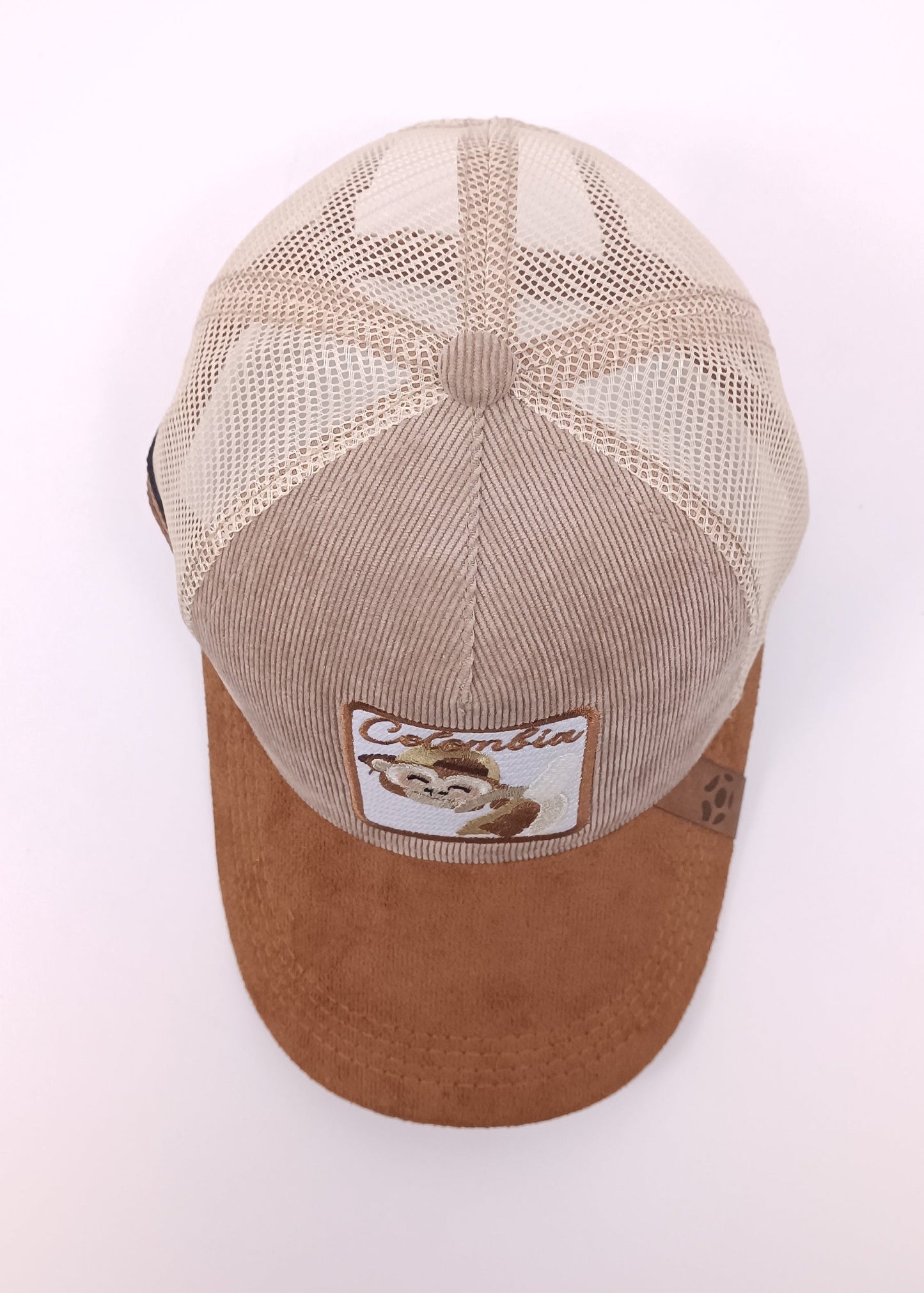 Gorra Trucker Infantil de Pana y Gamuza – Colección Colombia & Fauna Nativa