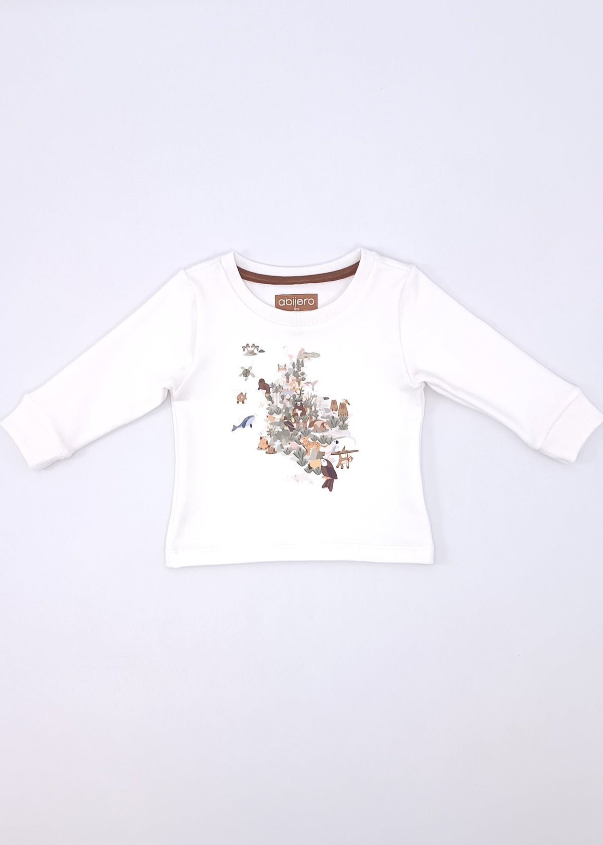 Busito estampado de biodiversidad Colombia Niño